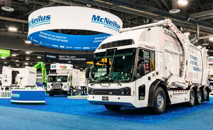 McNeilus® Volterra ZFL™ electric refuse and recycling collection vehicle
