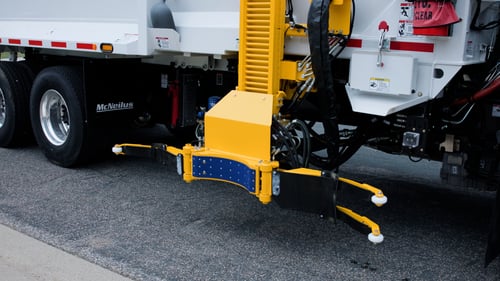 A close of image of the McNeilus Cart Seeker automation.