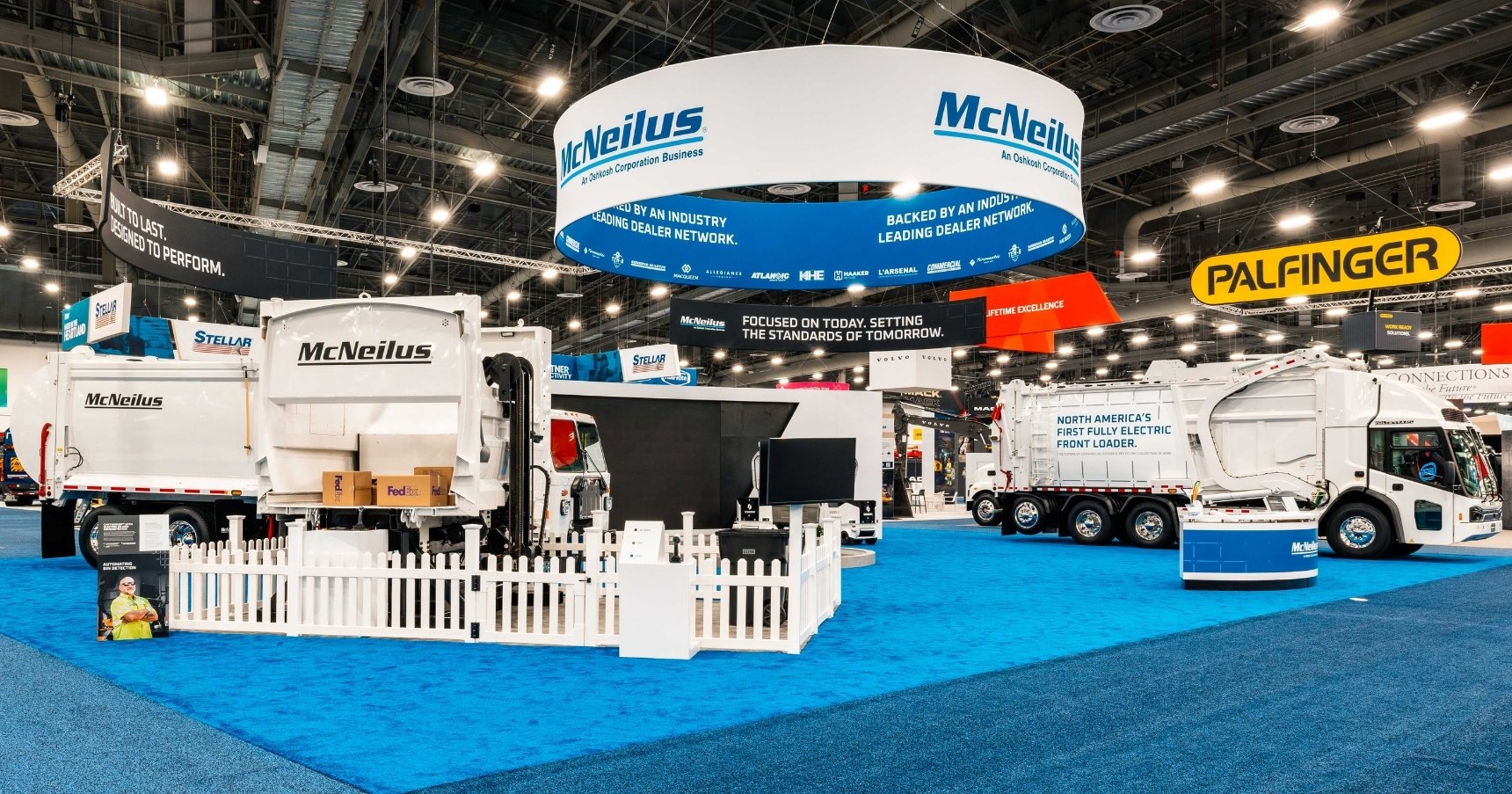 McNeilus® booth at WasteExpo 2025